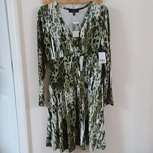 Karen Kane Animal Print Dress NWT